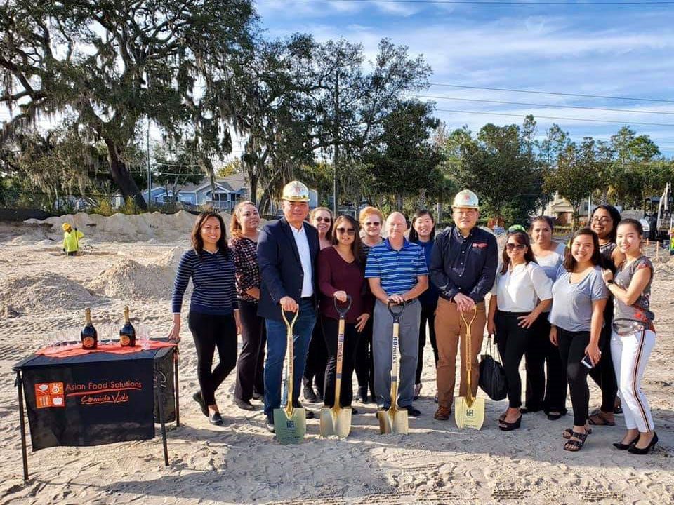 StaffGroundbreaking4-3 Staff Ground breaking group
